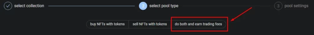 selecting a pool type